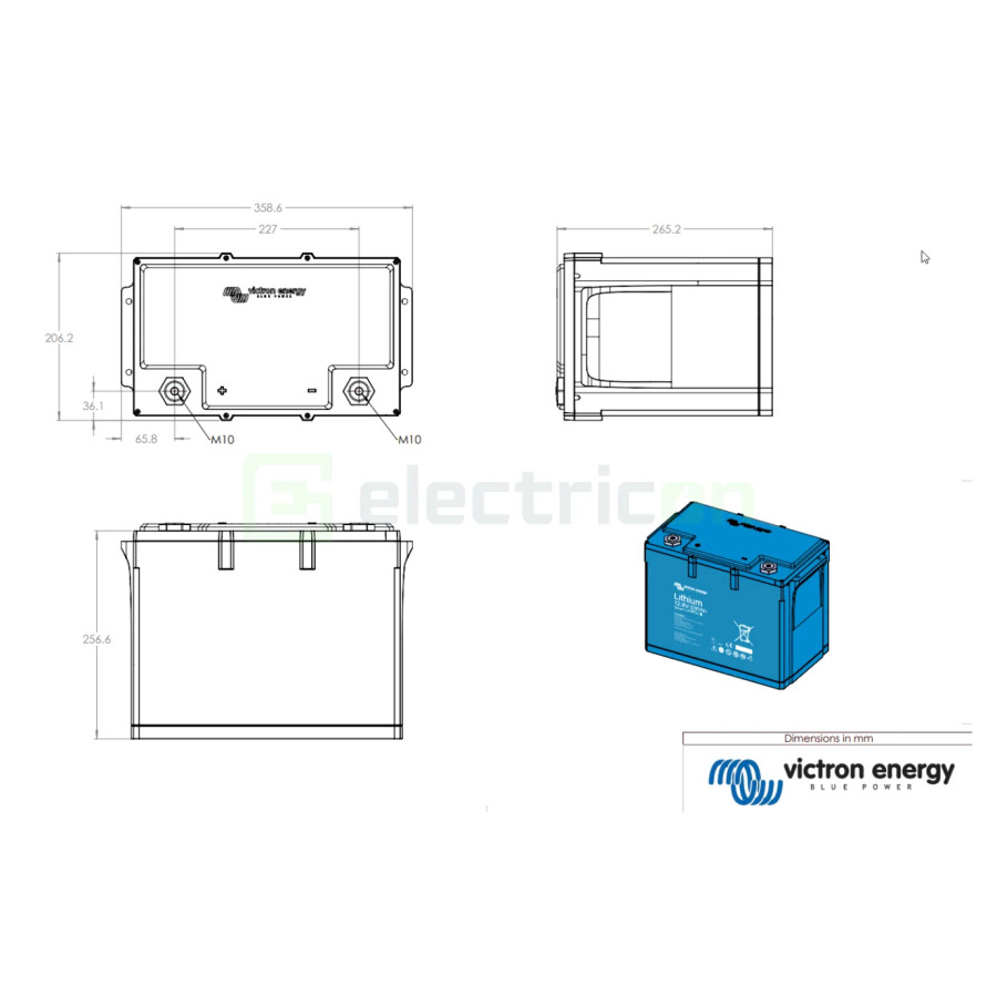 LiFePO4 Battery 12,8V 330Ah - Smart