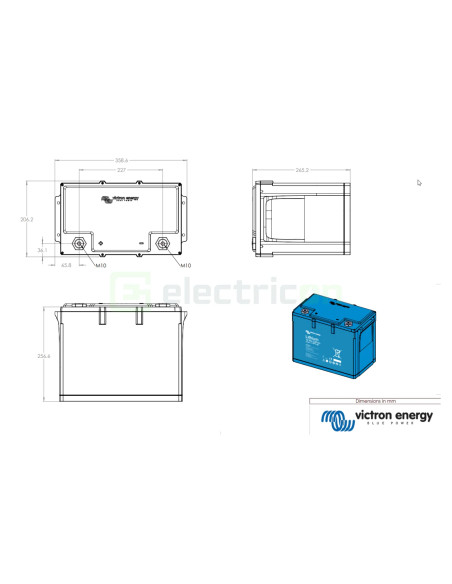 LiFePO4 Battery 12,8V 330Ah - Smart