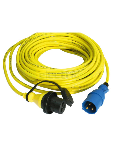 Plug 16A 250Vac (2p 3w) for Power Inlet 16A