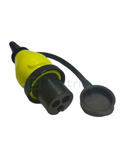 Plug 16A 250Vac (2p 3w) for Power Inlet 16A