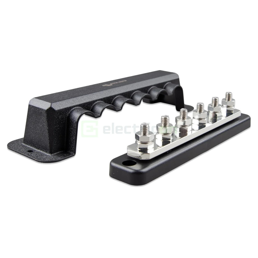 Busbar 250A 2P with 6 screws +cover