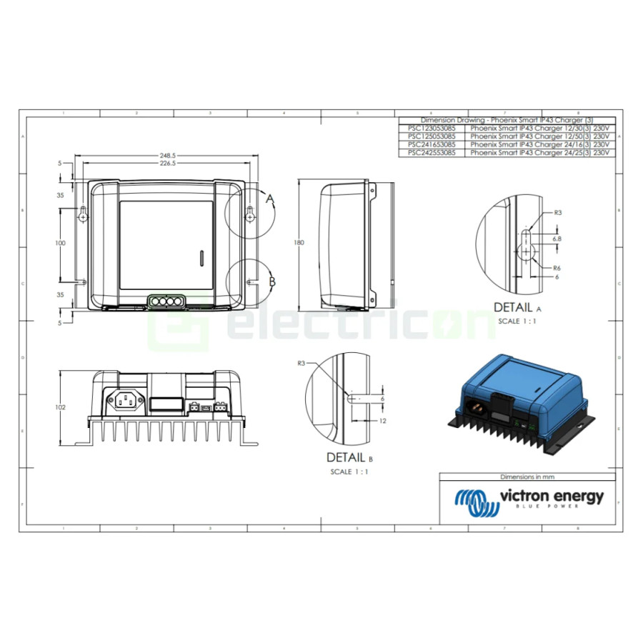 Incarcator de retea Phoenix Smart IP43 Charger 24 25 (3)