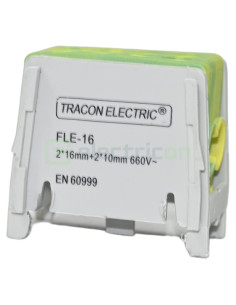 Clema derivatie galben-verde 16mm² Tracon Electric FLE-16ZS