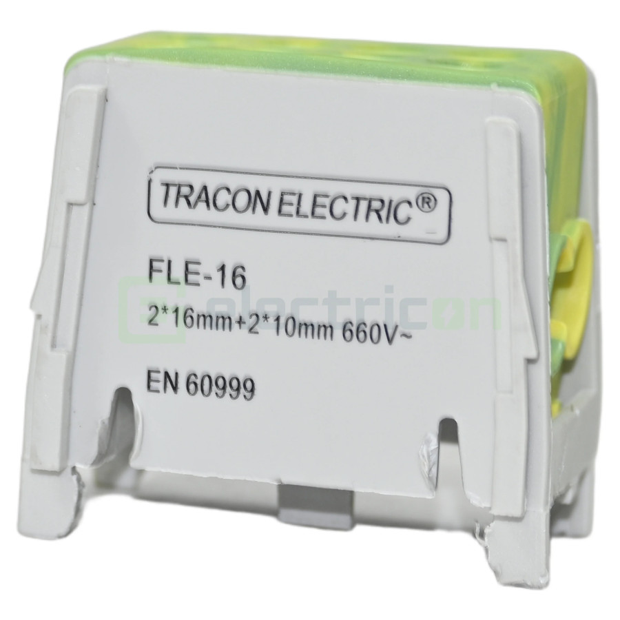 Clema derivatie galben-verde 16mm² Tracon Electric FLE-16ZS