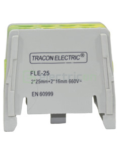 Clema derivatie galben-verde 25mm² Tracon Electric FLE-25ZS 2