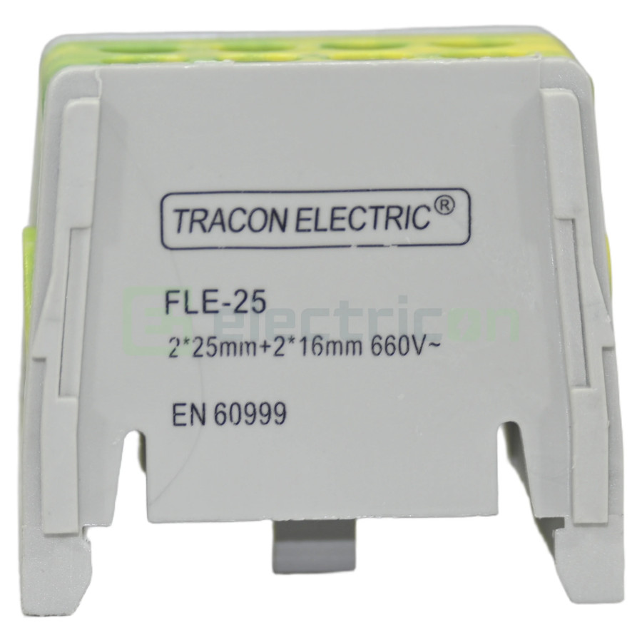 Clema derivatie 25mm² galben-verde Tracon FLE-25ZS - conexiuni sigure