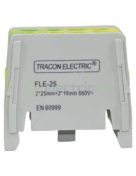Clema derivatie 25mm² galben-verde Tracon FLE-25ZS - conexiuni sigure