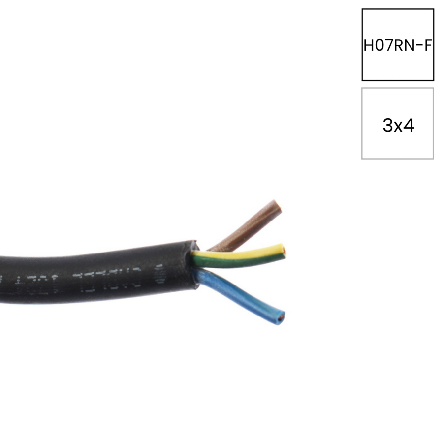 Cablu H07RN-F 3x4mm² Helukabel cauciuc