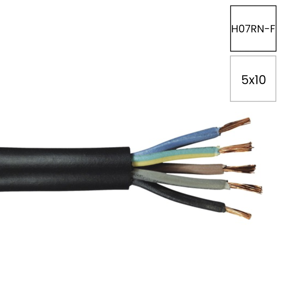 Cablu H07RN-F 5x10mm² Helukabel cauciuc