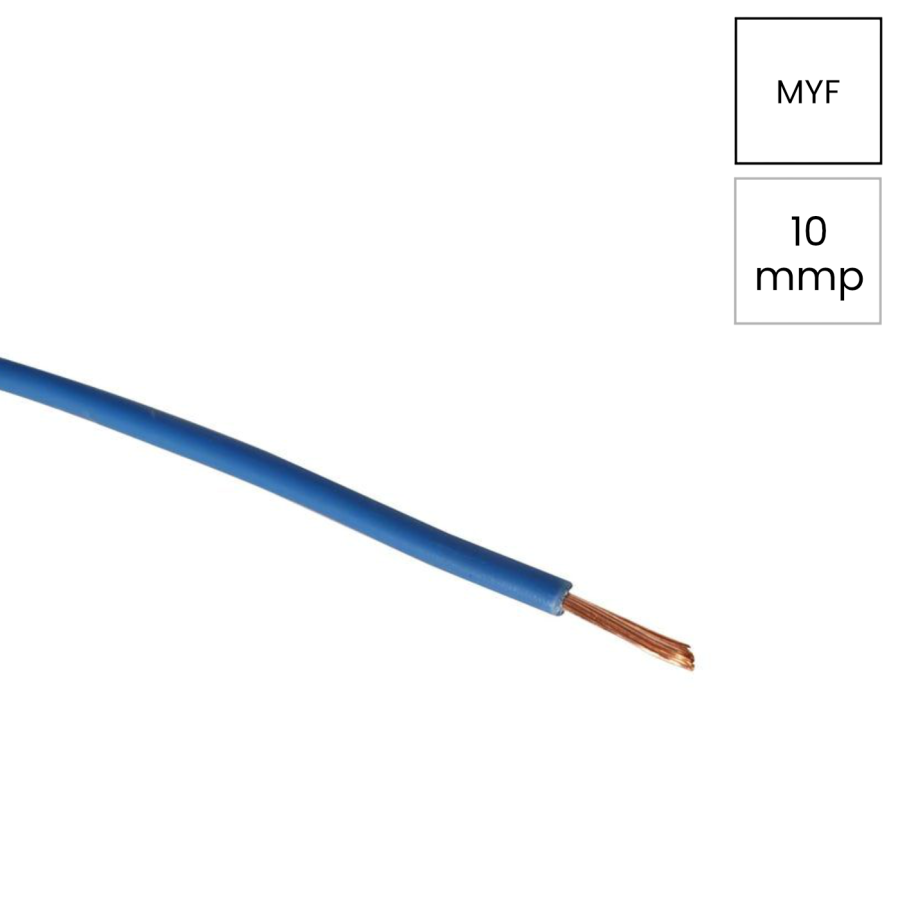 Conductor H07V-K 1x10mm² albastru Helukabel putere mare