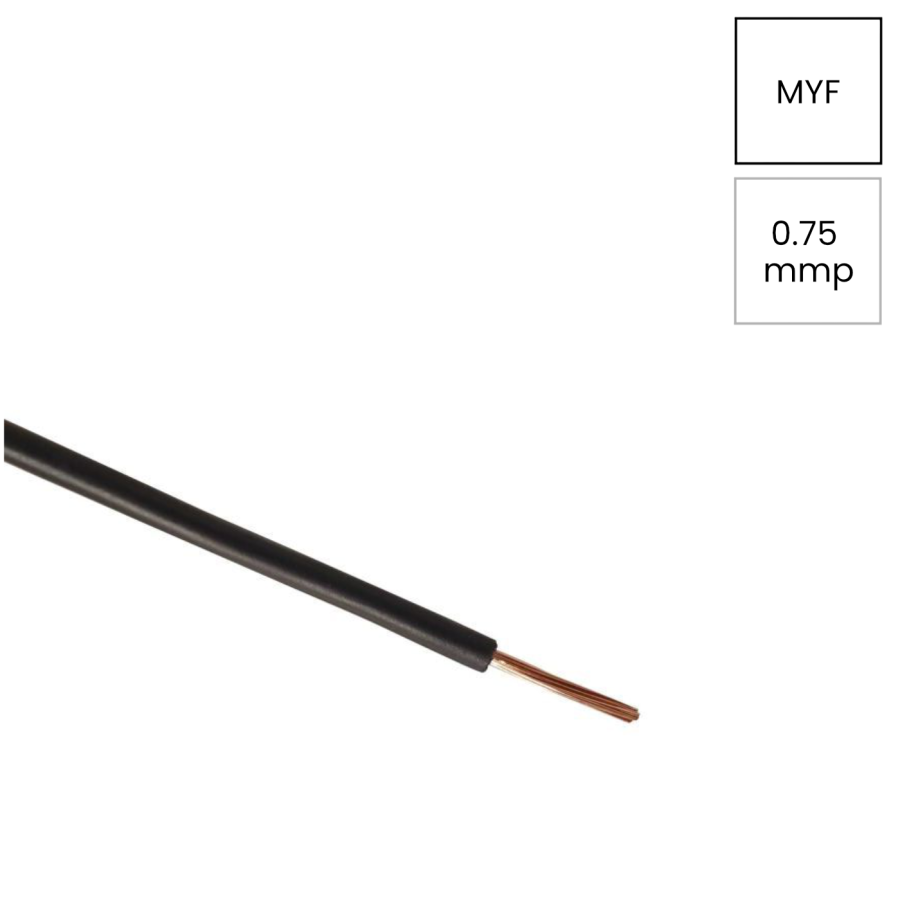 Conductor H05V-K 1x0.75mm² negru Helukabel