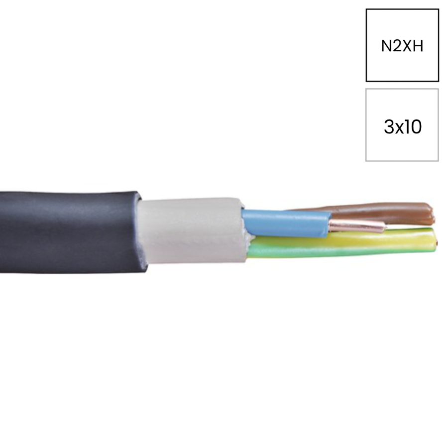 Cablu rigid N2XH 3x10mm² Helukabel
