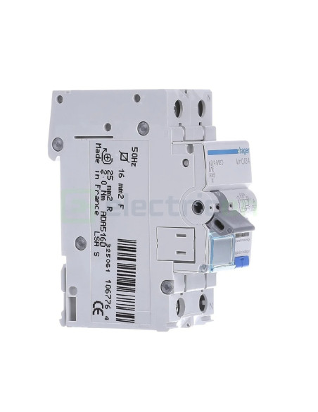 RCBO Hager ADA975D 1P+N tip A C25 30mA
