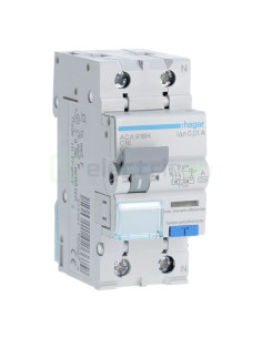 RCBO Hager ACA916H 1P+N tip A C16 10mA
