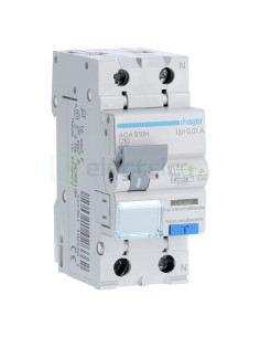 RCBO Hager ACA910H 1P+N tip A C10 10mA