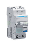 RCBO - Siguranță automată - Disjunctor cu protecție diferențială - tip A curba C 10A 30mA 6kA 1P+N 2M QC Hager ADS960D