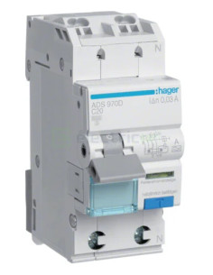 RCBO Hager ADS970D 1P+N tip A C20 30mA QuickConnect