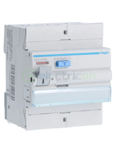 Intrerupator RCCB 4P 100mA 40A tip A Hager CEA440E