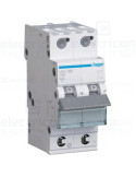 MCB - Siguranță automată - disjunctor - curba B 63A 6kA 1P+N 2M QuickConnect Hager MBS563