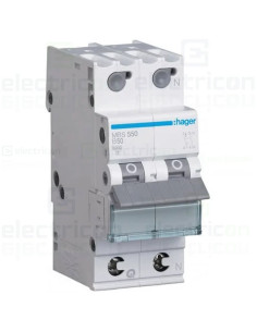 Disjunctor MCB Hager MBS563 1P+N curba B 63A