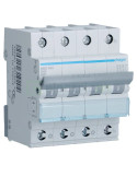 MCB - Siguranță automată - disjunctor - curba B 40A 6kA 3P+N 4M QuickConnect Hager MBS640