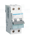 MCB - Siguranță automată - disjunctor - curba B 25A 6kA 1P+N 2M Hager MBN525