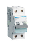 MCB - Siguranță automată - disjunctor - curba B 50A 6kA 1P+N 2M Hager MBN550
