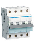 MCB - Siguranță automată - disjunctor - curba B 40A 6kA 3P+N 4M Hager MBN640