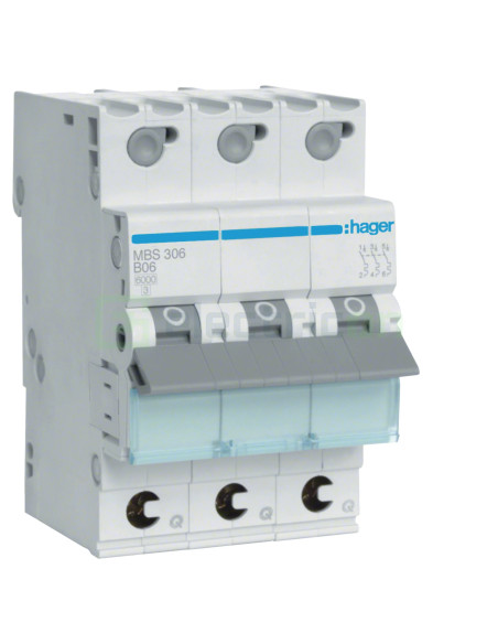 Disjunctor MCB Hager MBS306