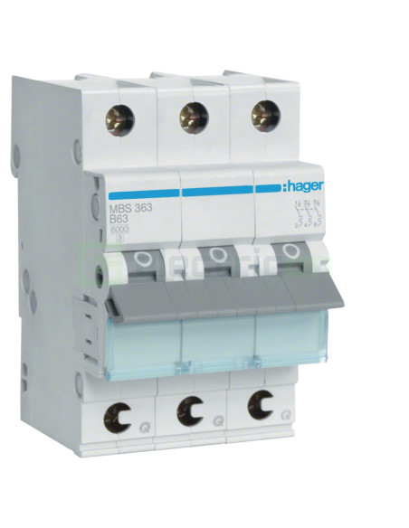 Disjunctor MCB Hager MBS363