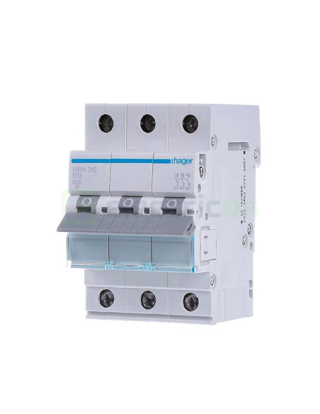 Disjunctor MCB Hager MBN313 3P curba B 13A