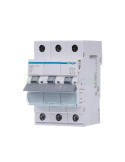 MCB - Siguranță automată - disjunctor - curba B 40A 6kA 3P 3M Hager MBN340