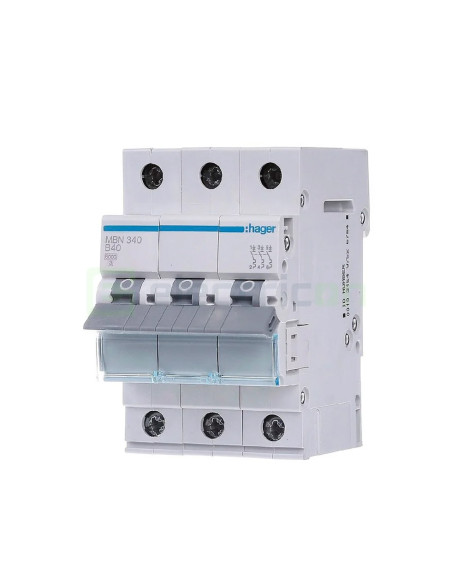 Disjunctor MCB Hager MBN350 3P curba B 50A