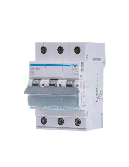 Disjunctor MCB Hager MBN350 3P curba B 50A