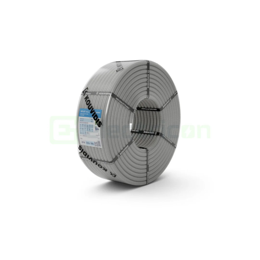 copex tub corugat flexibil Kouvidis SIFLEX PLUS 16mm 320N gri 100m 2065016