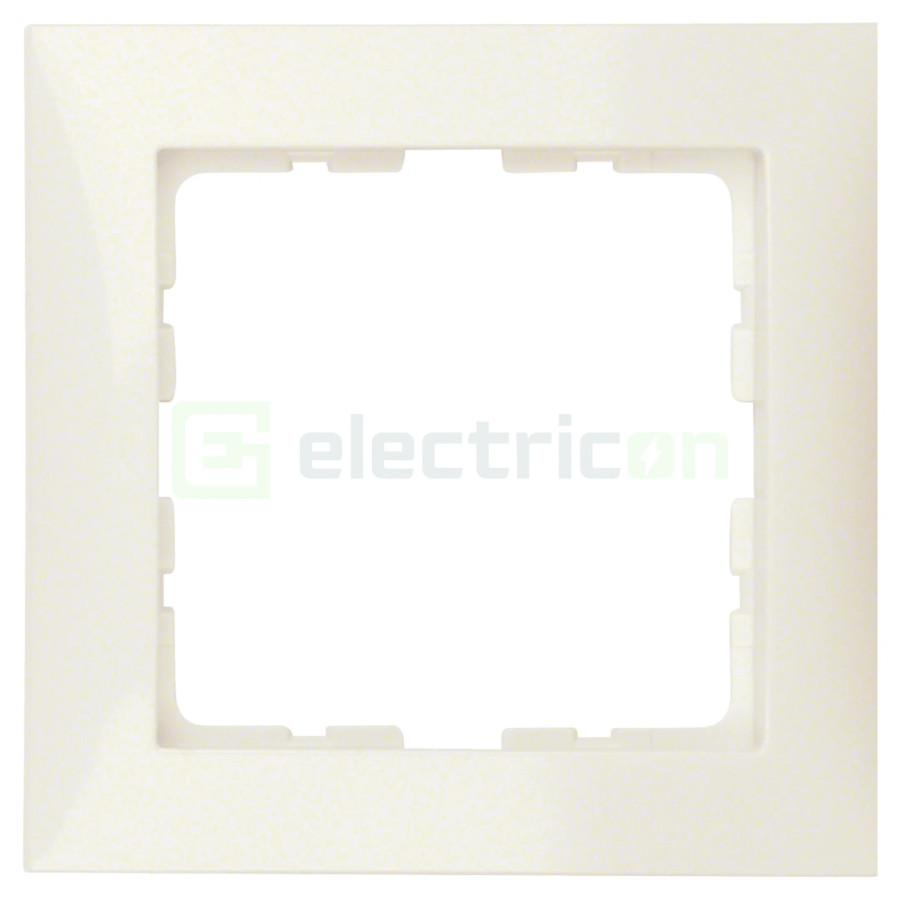 Ramă decorativă simplă bej pentru aparataj modular Berker S.1