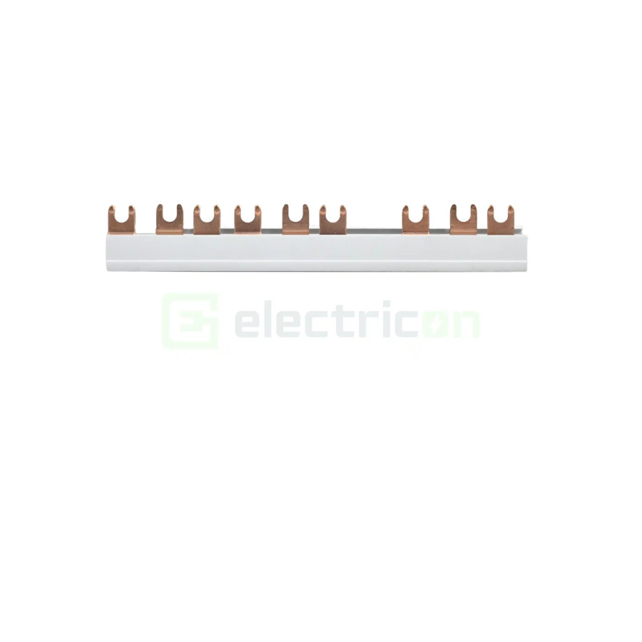 Baretă alimentare 3P tip furcă 10mmp Hager 10 module