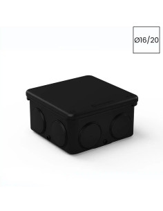 Cutie jonctiune conectabila Kouvidis Durosol Plus ISR 16/20 negru garnituri 3025016