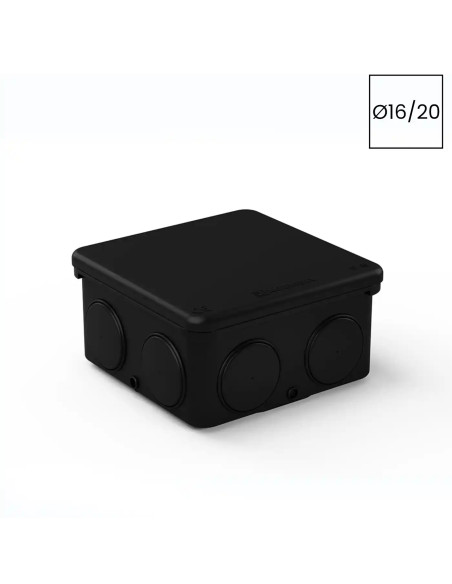 Cutie jonctiune conectabila Kouvidis Durosol Plus ISR 16/20 negru garnituri 3025016