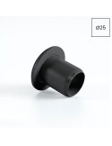 Presetupă - Adaptor tub rigid sau copex de Ø25 mm negru pentru cutiile de joncțiune - Durosol Plus ISR Kouvidis 4051025