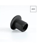 Presetupă - Adaptor tub rigid sau copex de Ø20 mm negru pentru cutiile de joncțiune - Durosol Plus ISR Kouvidis 4051020