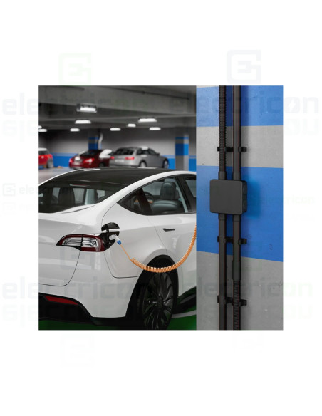 Doză ramificație - Cutie conexiuni - Ø25/32 - 101x101x50mm montaj aparent cu protecție UV IP55 - Kouvidis 3025025