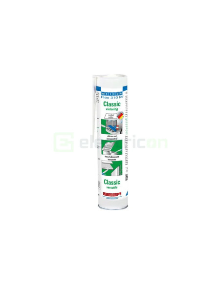Cartuș adeziv elastic alb Weicon Flex 310 MS Classic 310ml
