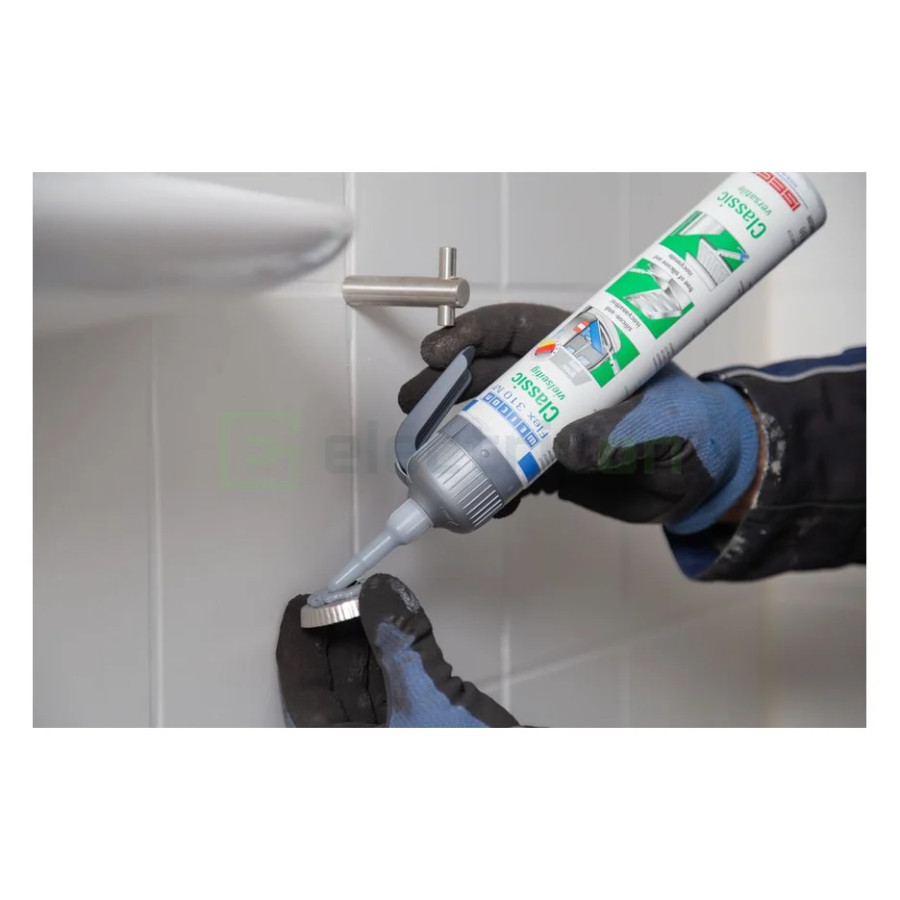 Adeziv elastic Weicon Flex 310 MS Classic, Gri, 310ml