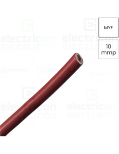 Conductor MYF 10mm² roșu flexibil monofilar