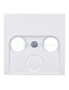 Mască priză RTV-SAT S1/B3/B7 Hager alb polar mat