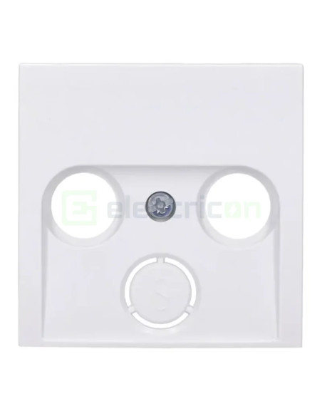 Mască priză RTV-SAT S1/B3/B7 Hager alb polar mat