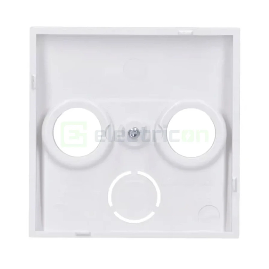 Mască priză RTV-SAT S1/B3/B7 Hager alb polar mat