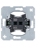 Mecanism - comutator dublu - 10A 250V - încastrat - Berker - 3035