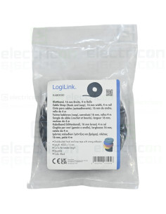 Colier velcro negru 16mm 4m Schrack management cabluri 2